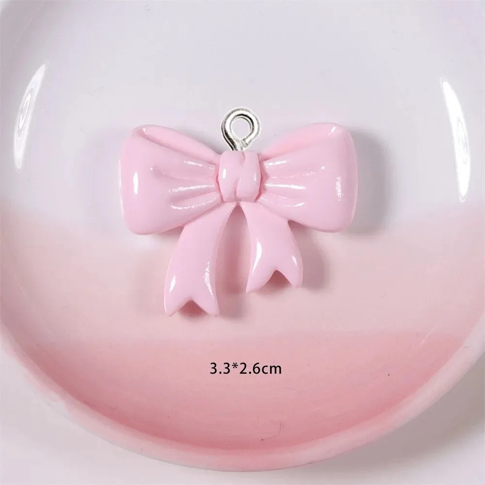 Resin Art Love - 10 Pieces Candy Color Bow Resin