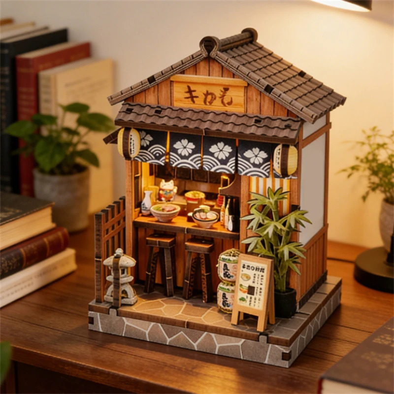 Resin Art Tree - DIY Wooden Mini Casa Japanese Tavern