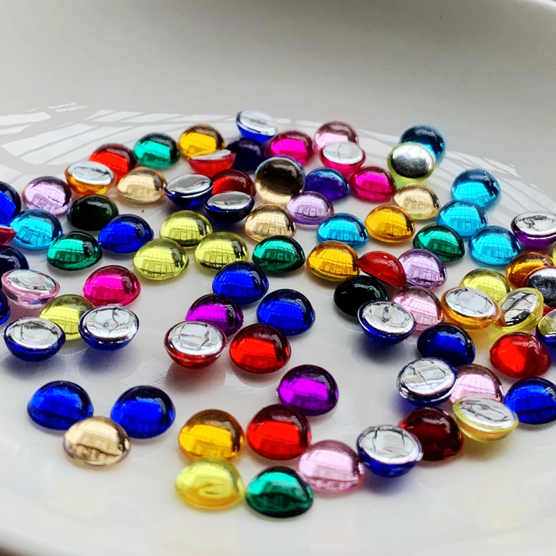Resin Art Store - 11 colors 4mm&5mm&6mm&8mm&10mm&12mm&14mm&20mm Acrylic flat back