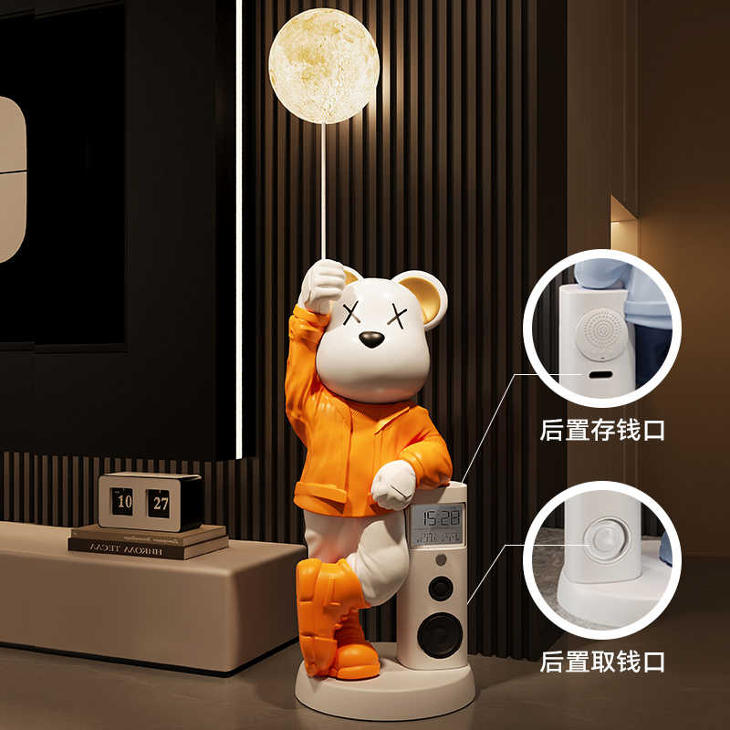 Resin Art Floor - Home Decor Creative 133CM Piggy Bank