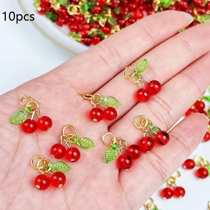 Resin Art Store - 10 Pack 18x18mm Multishape 3D Red