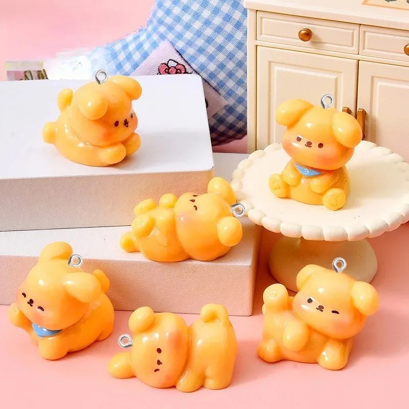 Resin Art Love - 10Pcs Cute Cartoon Dog Acrylic Resin