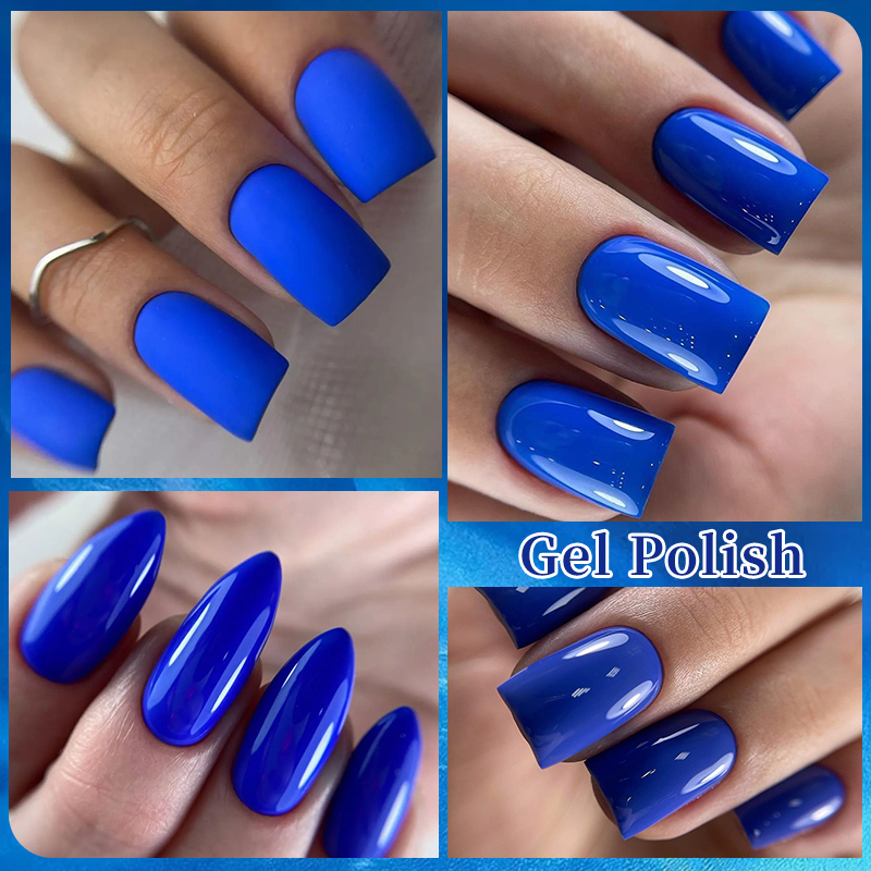 LILYCUTE 7ML Matte Blue Color  - огляд і ціна Glitter Powder Resin