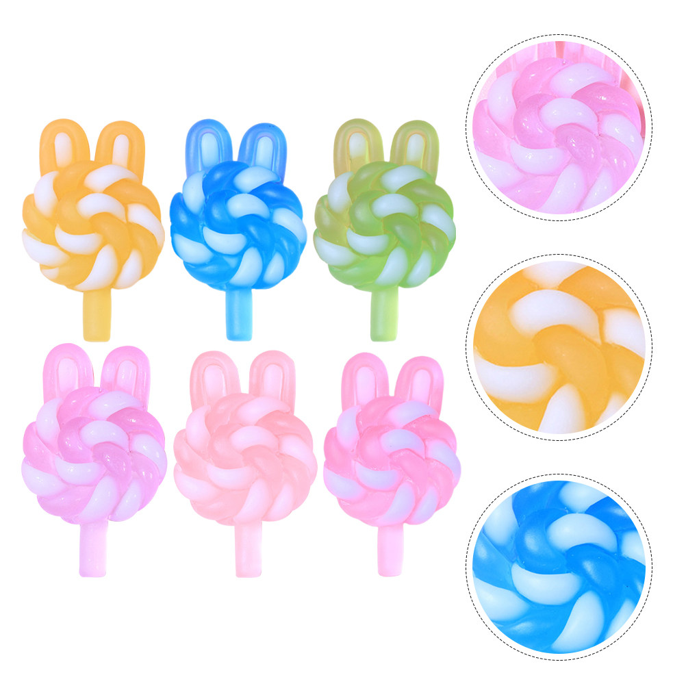 24Pcs Cute Cartoon Lollipop Ch - огляд і ціна Resin Art Store