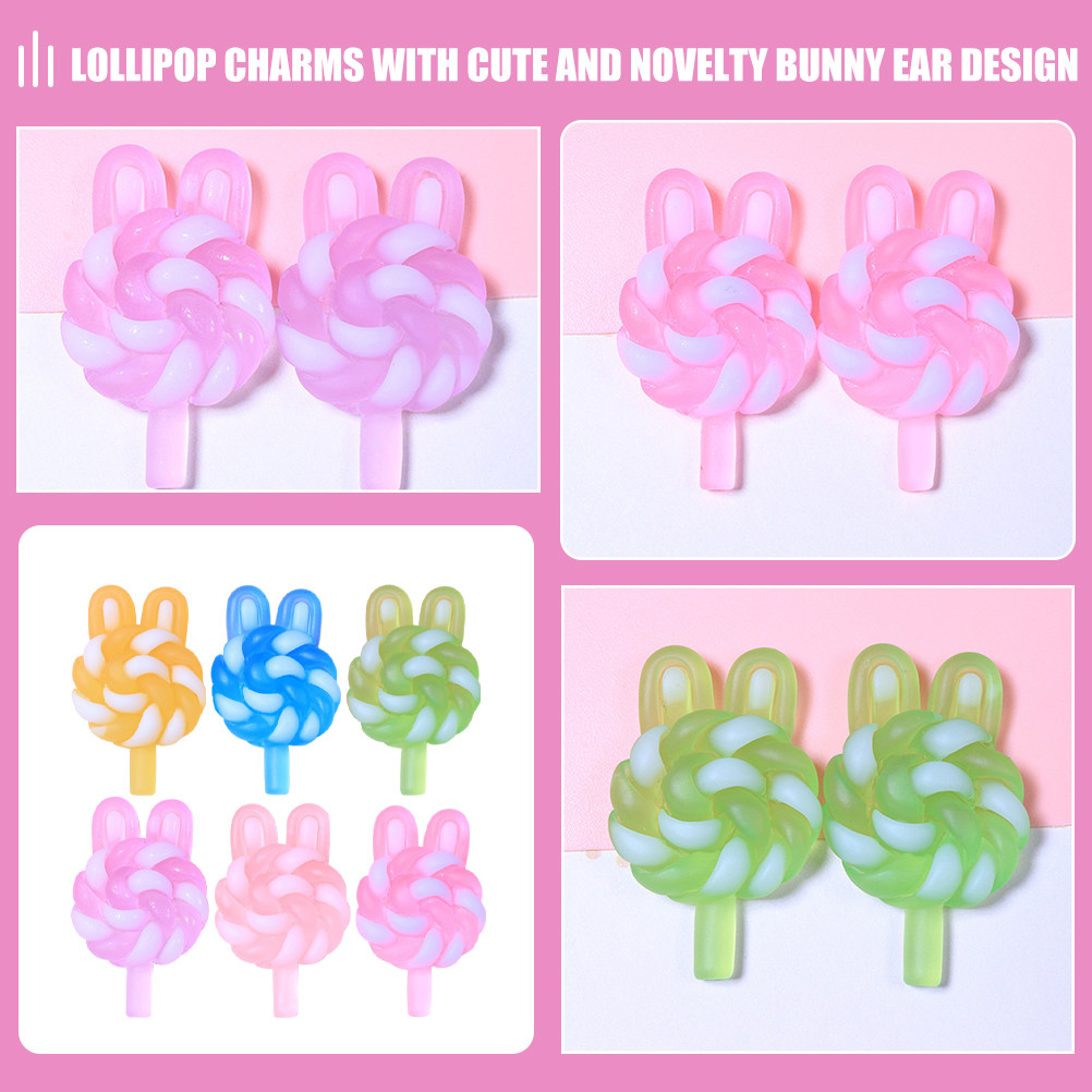 24Pcs Cute Cartoon Lollipop Ch - огляд і ціна Resin Art Store