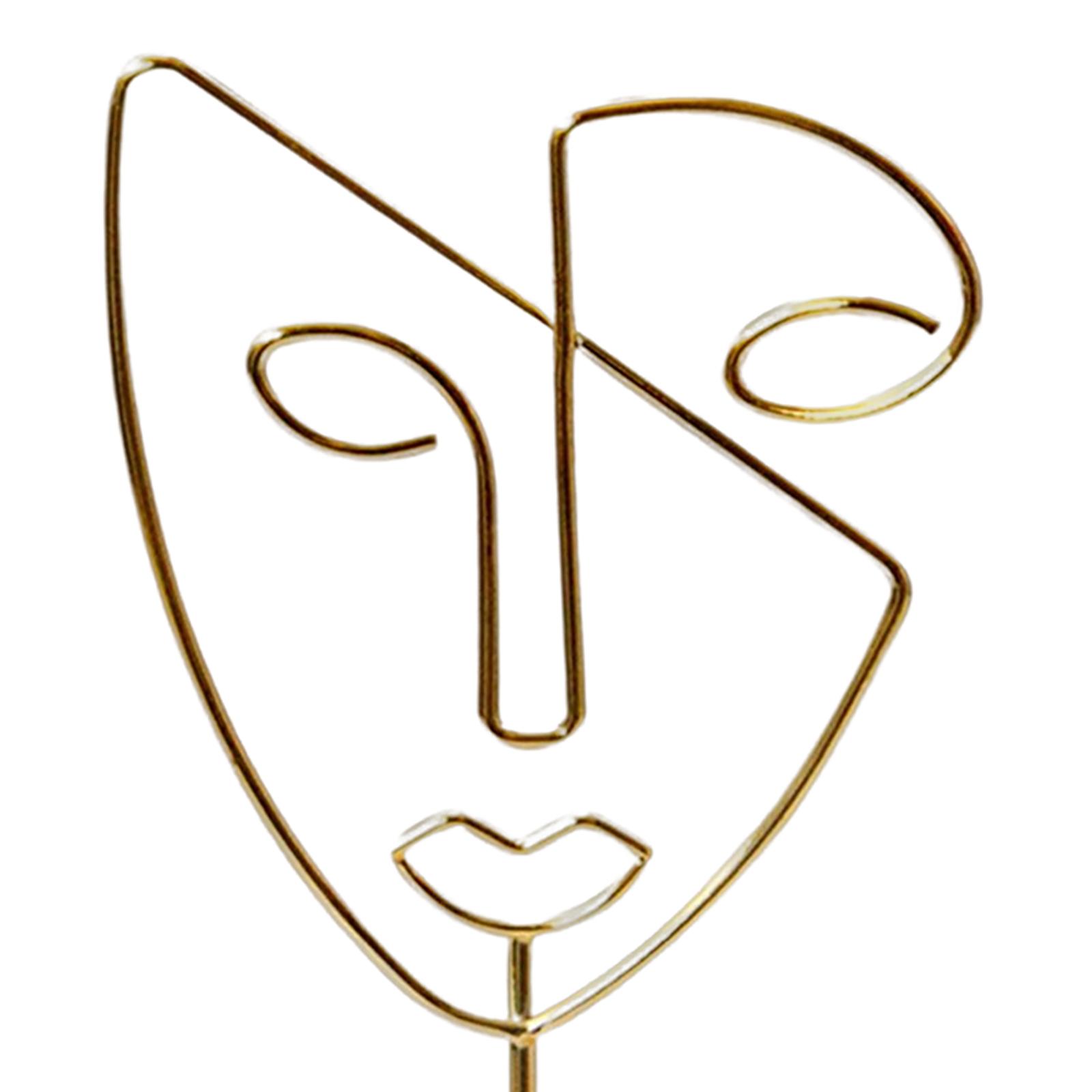 Decorative Figure Face Abstrac - огляд і ціна Resin Art Studio