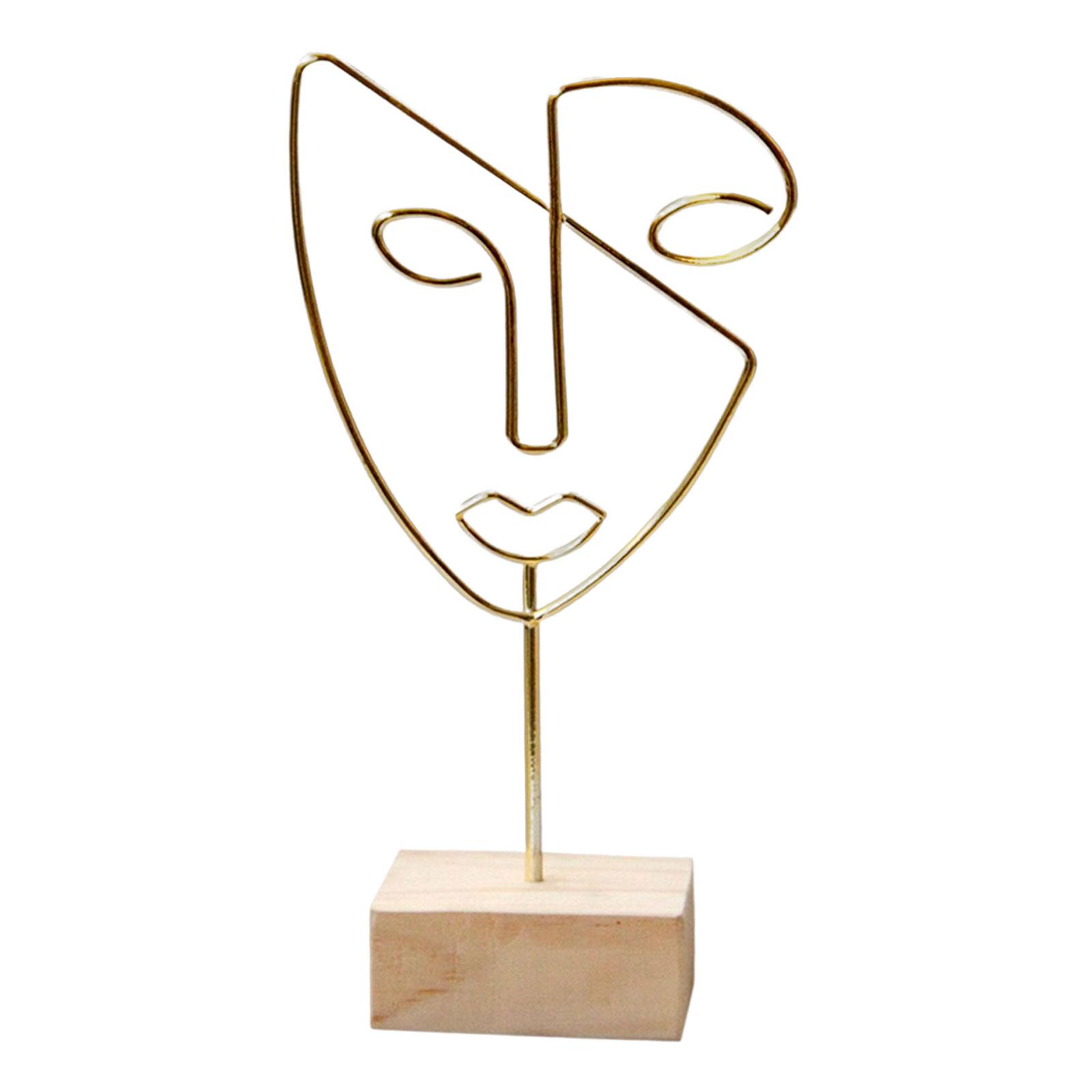 Decorative Figure Face Abstrac - огляд і ціна Resin Art Studio