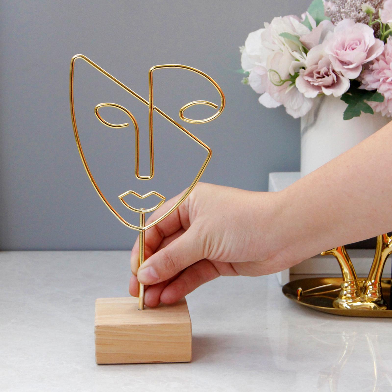 Decorative Figure Face Abstrac - огляд і ціна Resin Art Studio