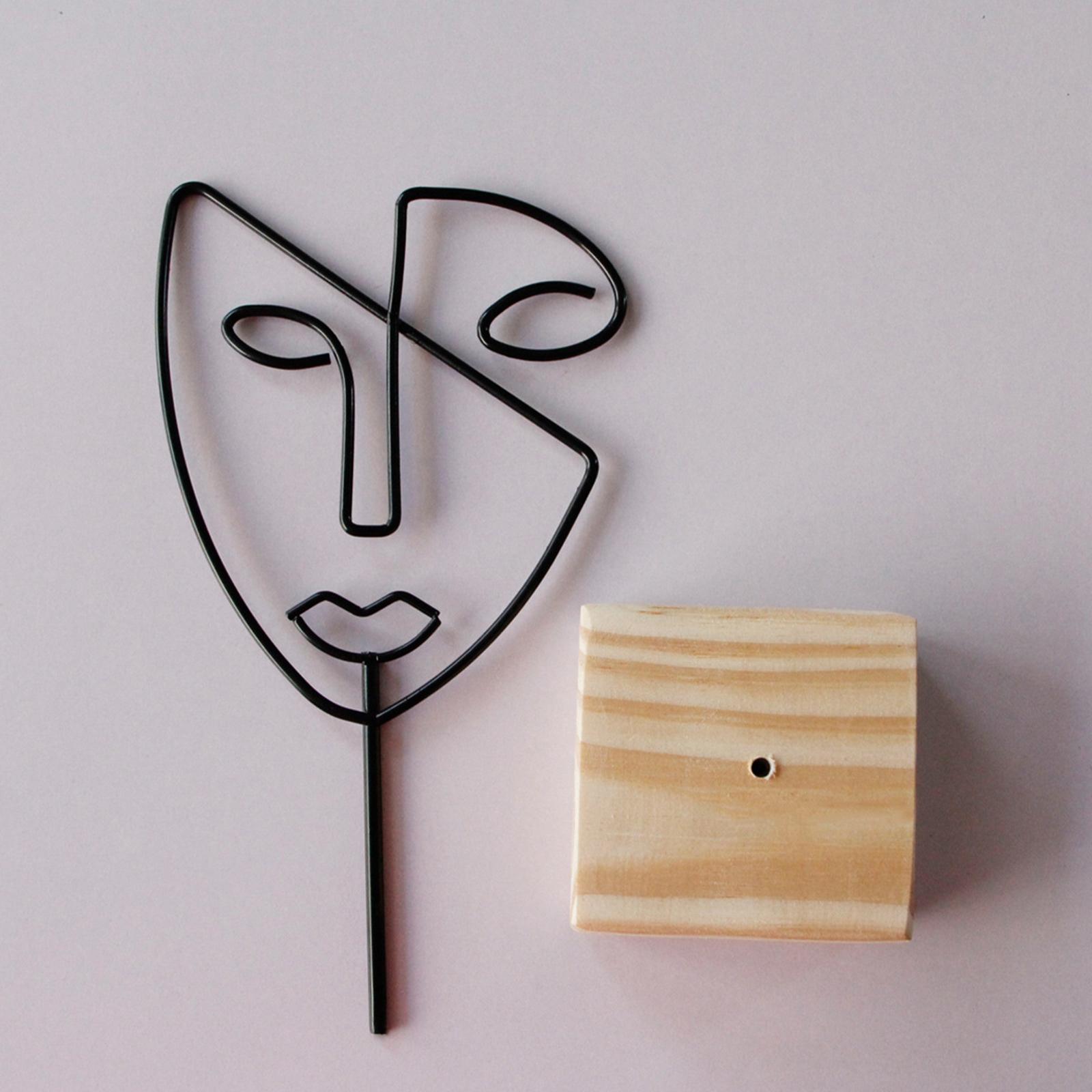 Decorative Figure Face Abstrac - огляд і ціна Resin Art Studio