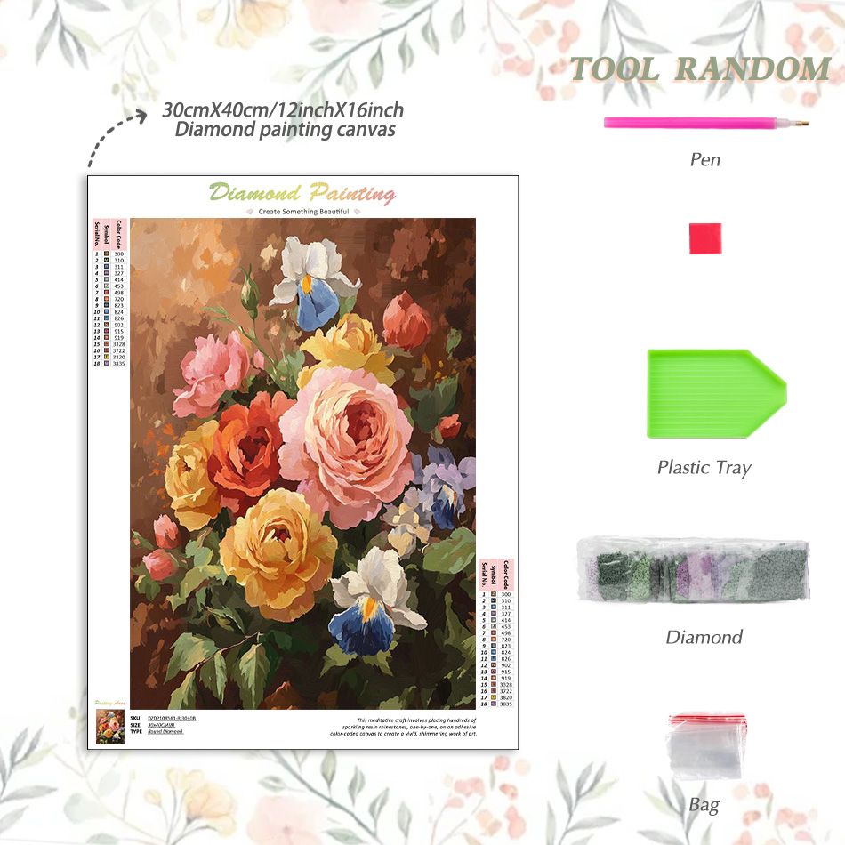 CHENISTORY Flower 5d Diamond P - огляд і ціна Resin Art Unique Ideas