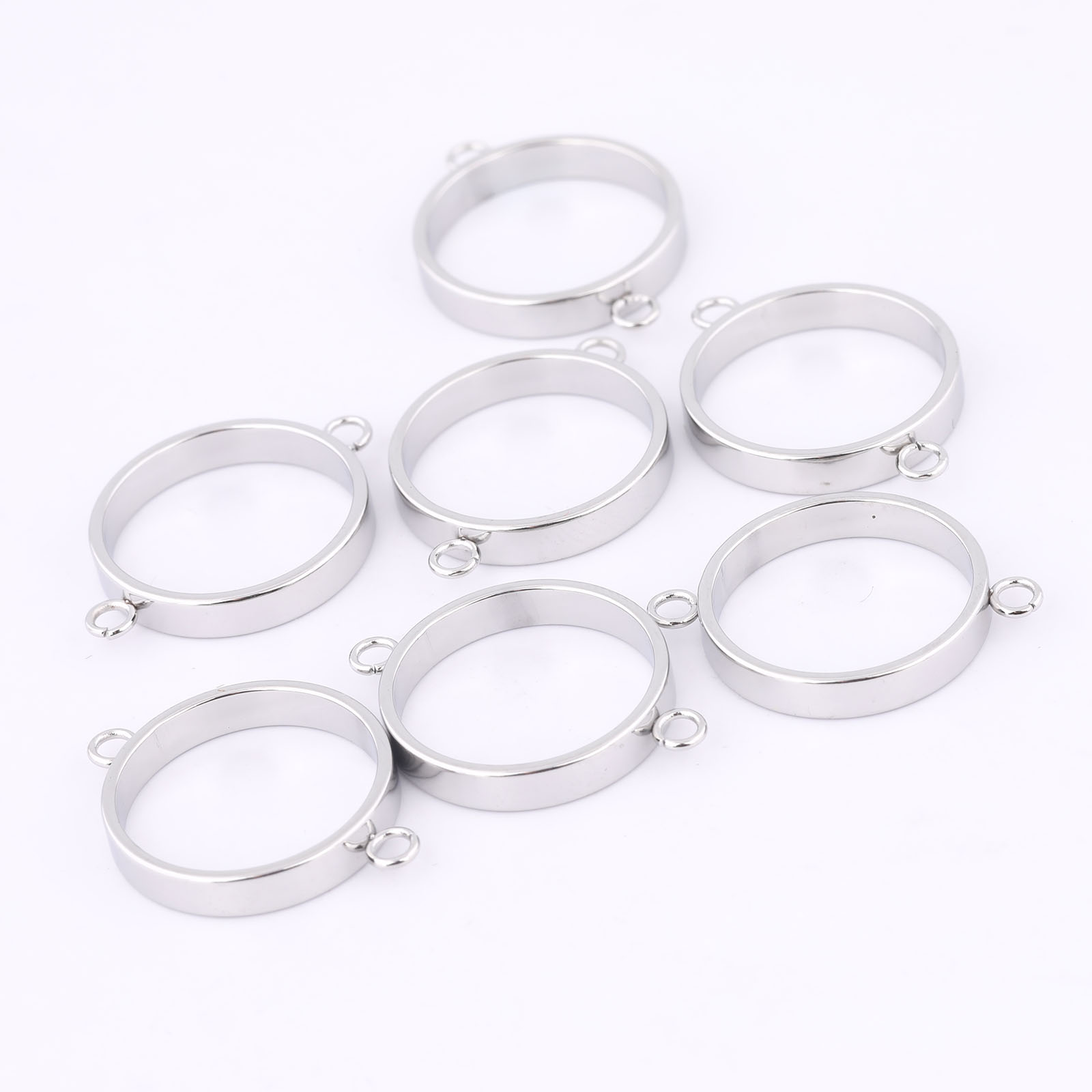 10pcs Stainless Steel 14mm Ope - огляд і ціна Resin Art Love