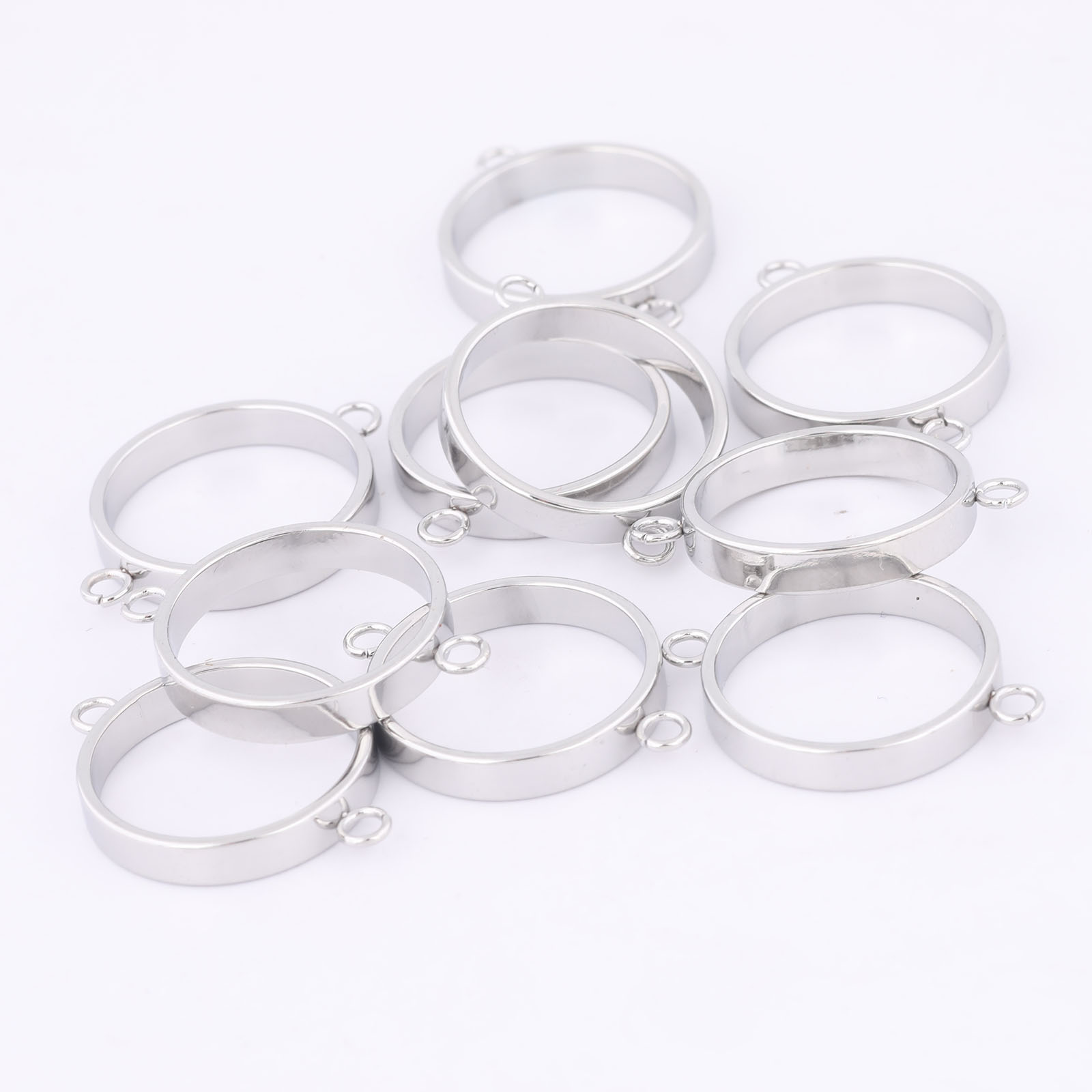 10pcs Stainless Steel 14mm Ope - огляд і ціна Resin Art Love