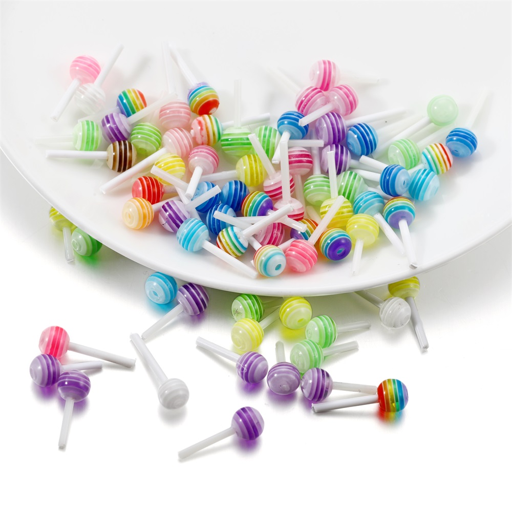 50pcs/lot Acrylic Mixed Color  - огляд і ціна Resin Art Love
