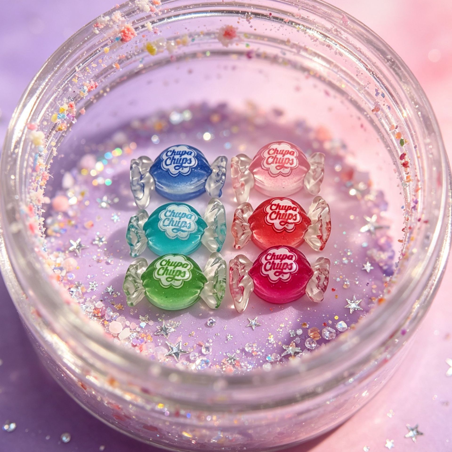 100pcs Cute Simulation Glitter - огляд і ціна Resin Art Phone Case