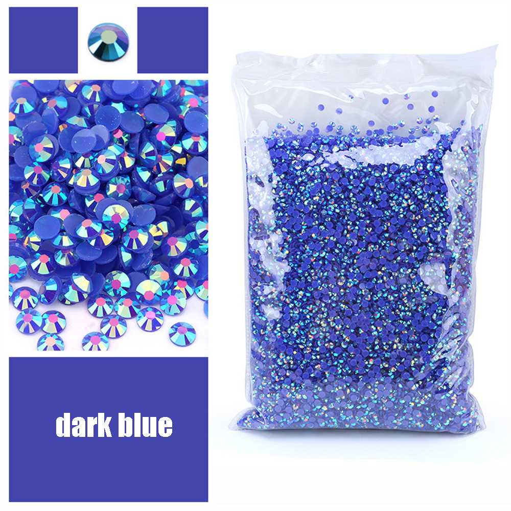 Dark blue Flatback Resin Rhine - огляд і ціна Resin Art Quantity