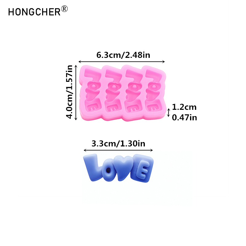 LOVE Letters Silicone Mold DIY - огляд і ціна Resin Art Phone Case