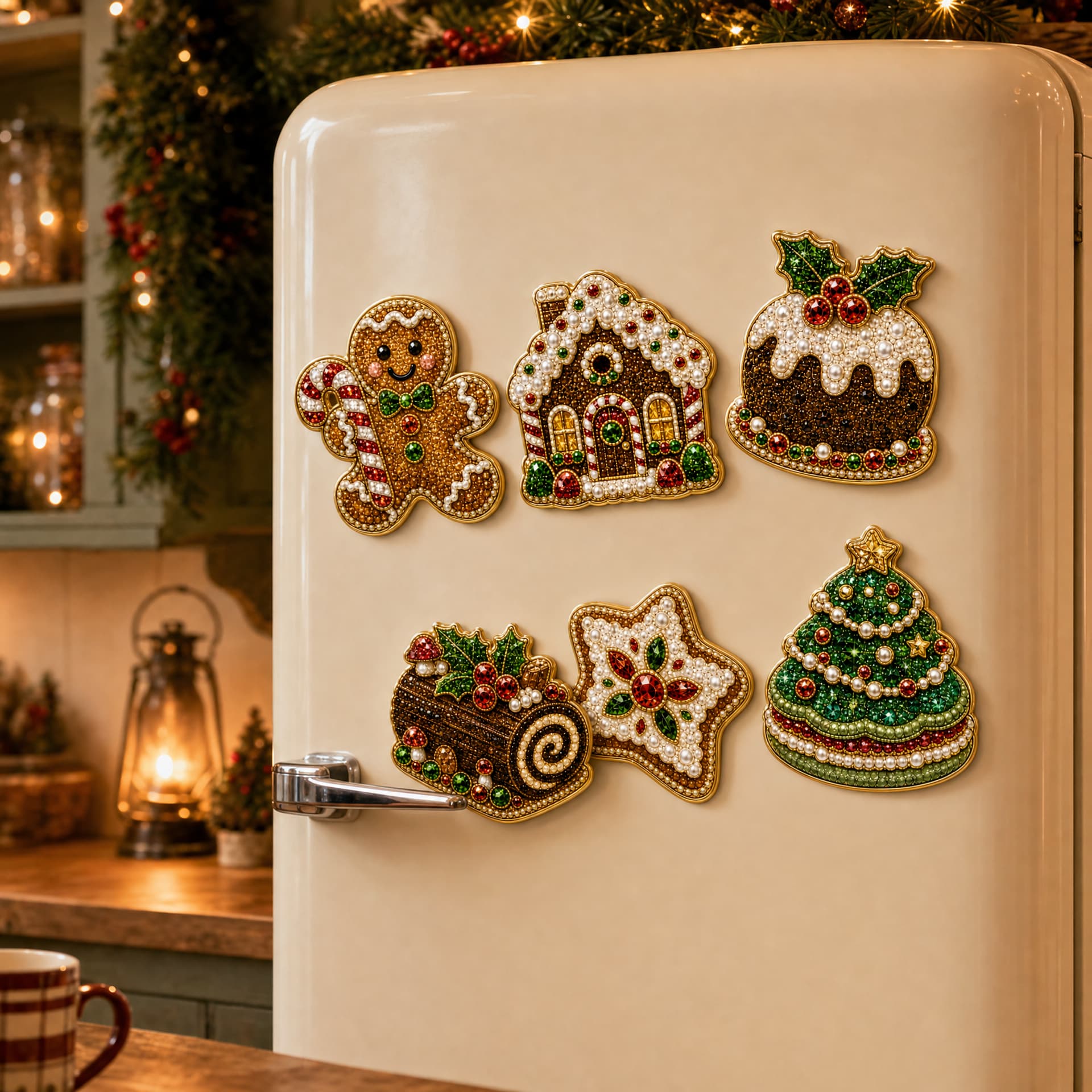 6PCS Christmas Tree Pearl Diam - огляд і ціна Resin Art Tree