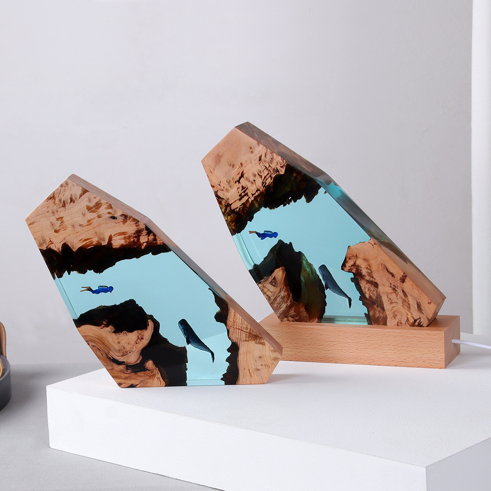 New Underwater Cave Whale Dive - огляд і ціна Resin Art Gift For Anniversary