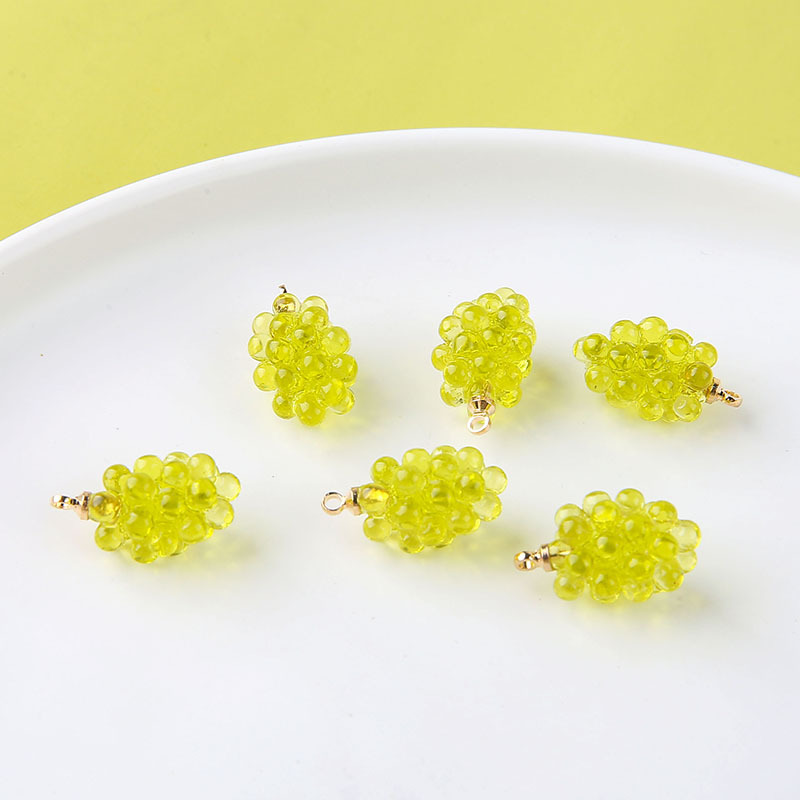 6pcs Cute Little Grapes Resin  - огляд і ціна Resin Art Love