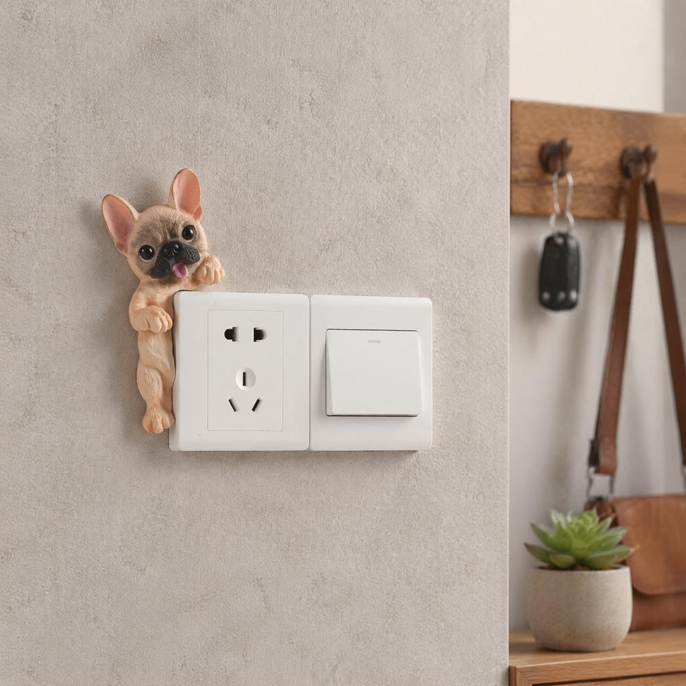 3D French Bulldog Resin Light  - огляд і ціна Resin Art Sticker
