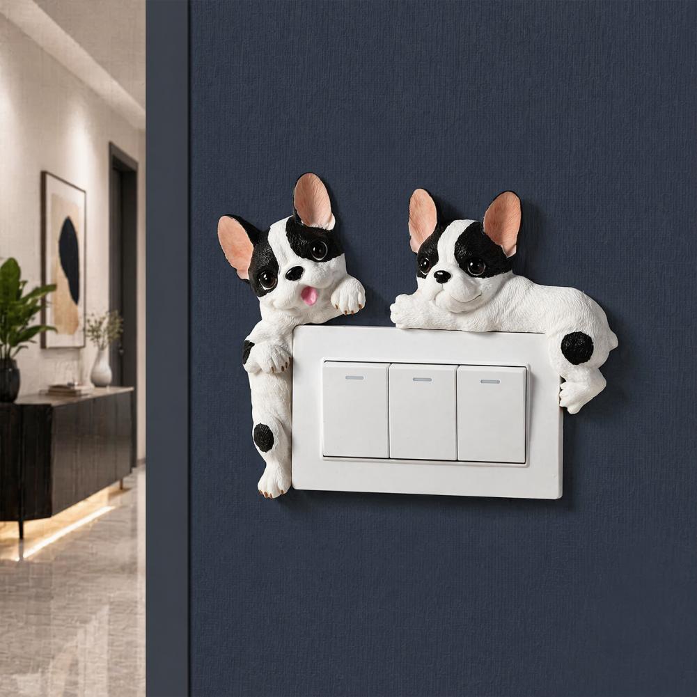 3D French Bulldog Resin Light  - огляд і ціна Resin Art Sticker