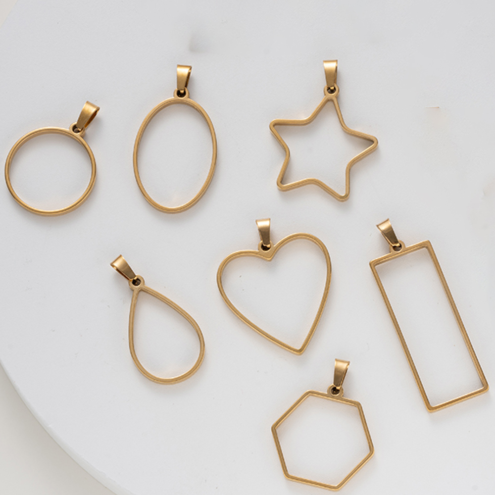 5pcs Stainless Steel Open Back - огляд і ціна Resin Art Love