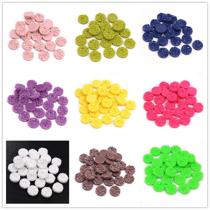 40pcs Resin Druzy Cabochons Do - огляд і ціна Resin Art Love