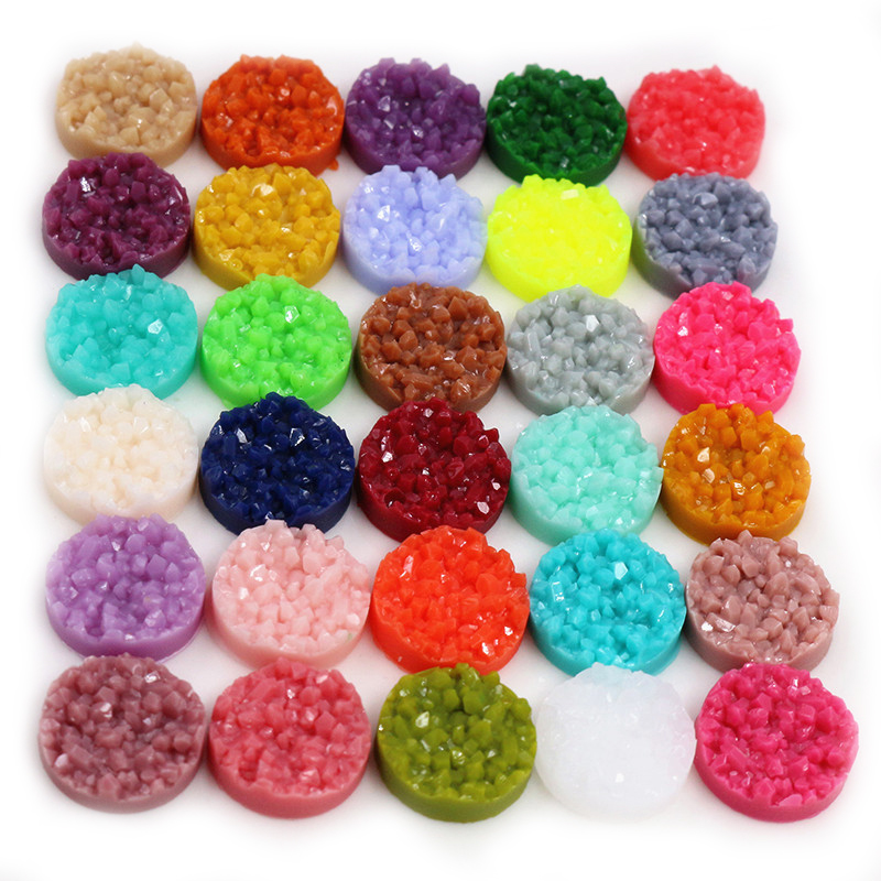 40pcs Resin Druzy Cabochons Do - огляд і ціна Resin Art Love