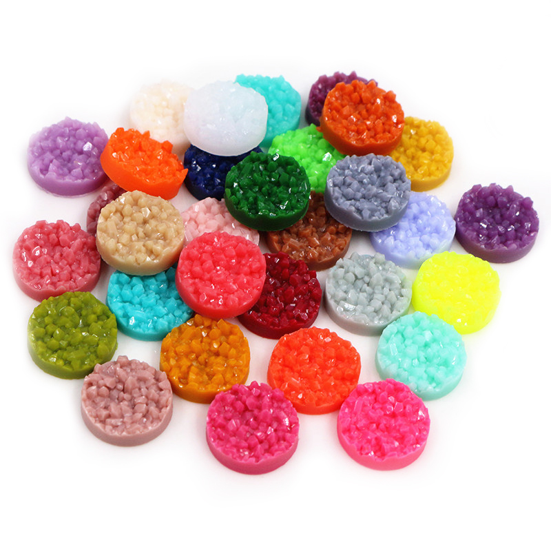 40pcs Resin Druzy Cabochons Do - огляд і ціна Resin Art Love