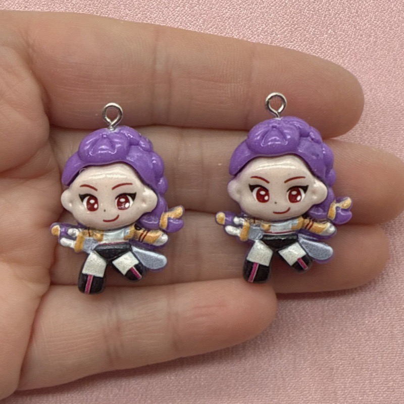 10pcs resin cartoon pendant, D - огляд і ціна Resin Art Love