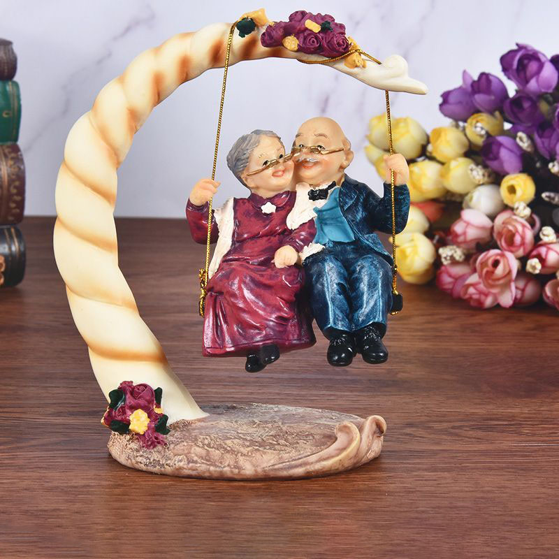 Chinese Swing Old Couples Resi - огляд і ціна Resin Art Gift For Anniversary
