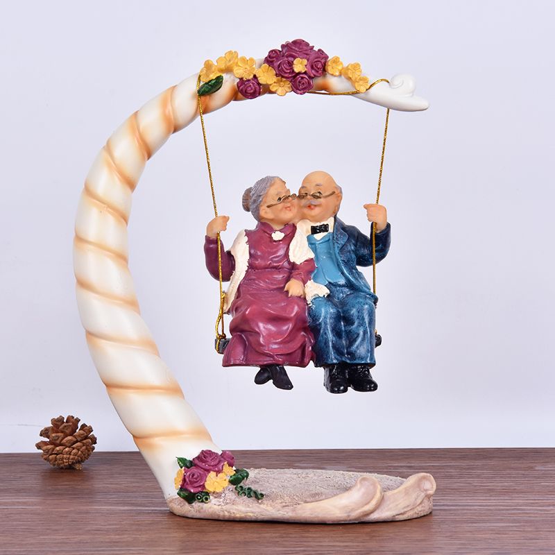 Chinese Swing Old Couples Resi - огляд і ціна Resin Art Gift For Anniversary