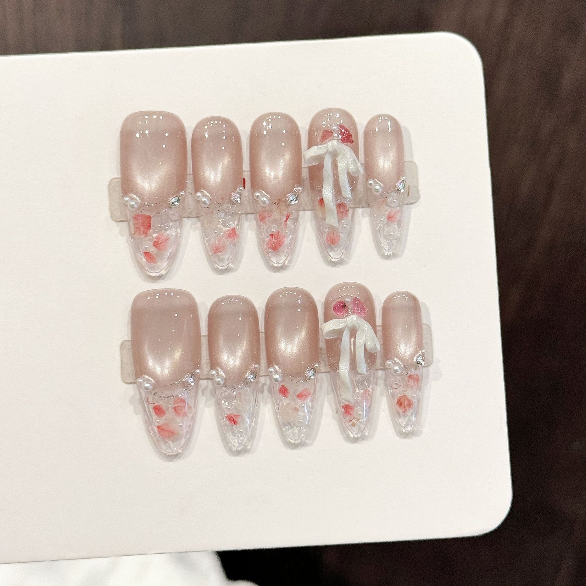 10pcs Pure Hand Pressed Long O - огляд і ціна Resin Art Use