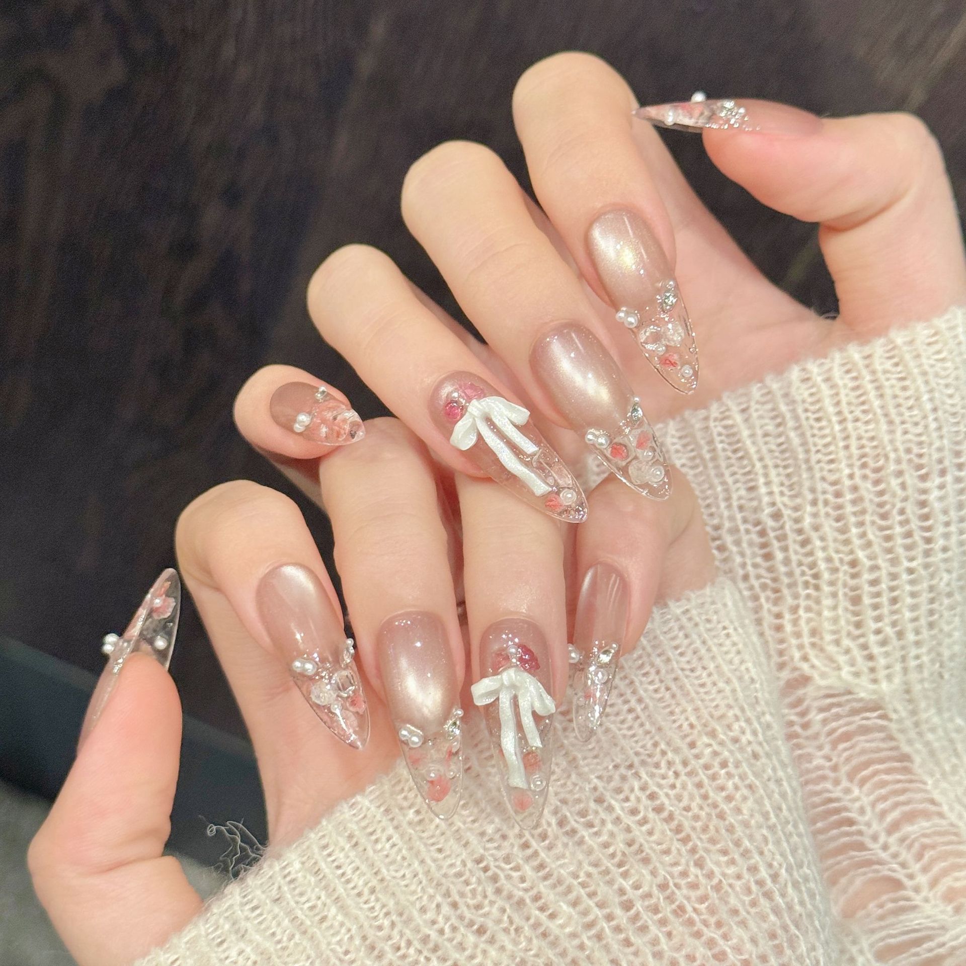 10pcs Pure Hand Pressed Long O - огляд і ціна Resin Art Use