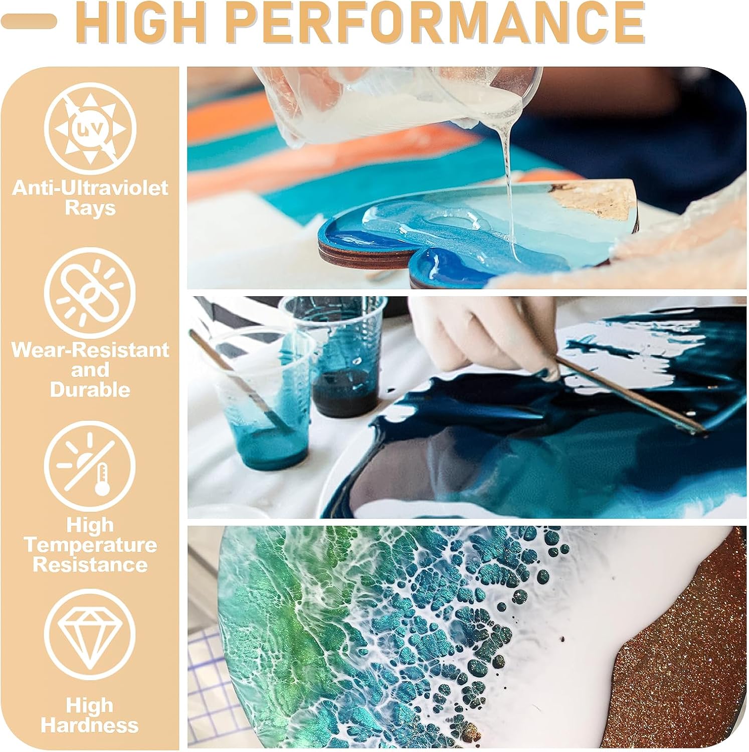 17.6oz/33.8oz AB Resin Epoxy G - огляд і ціна Resin Art And Jewelry