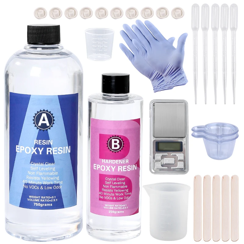 Epoxy Resin Kit Crystal Clear  - огляд і ціна Resin Art And Jewelry