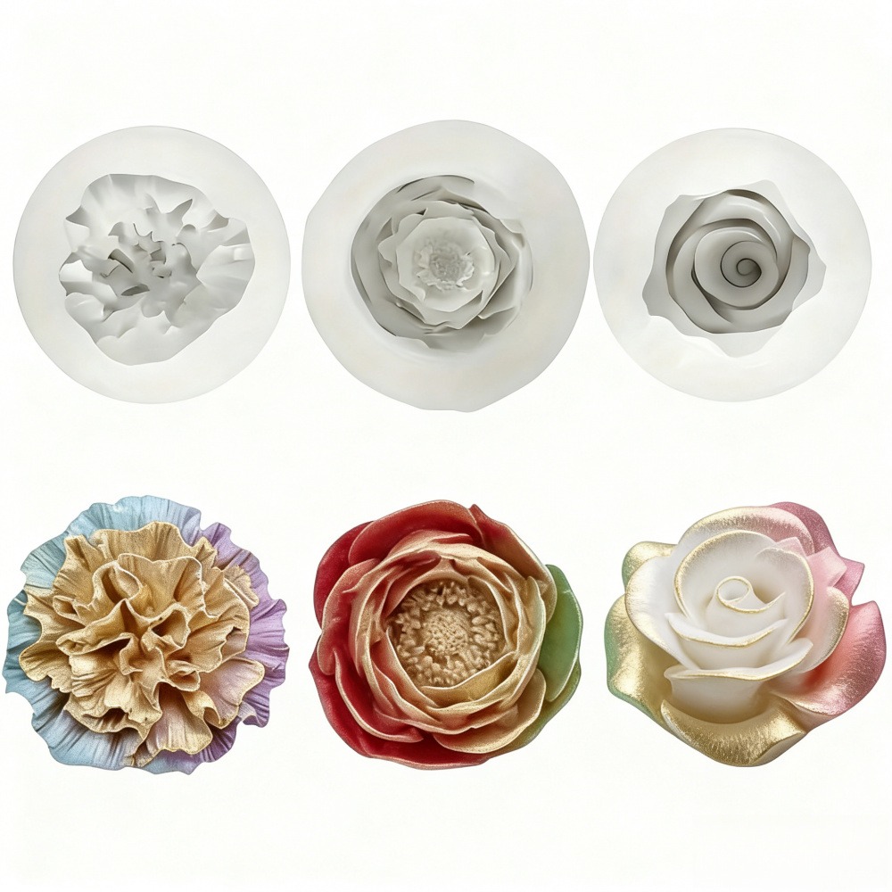 3-Piece Silicone Molds for Ros - огляд і ціна Resin Art For Wedding Gift