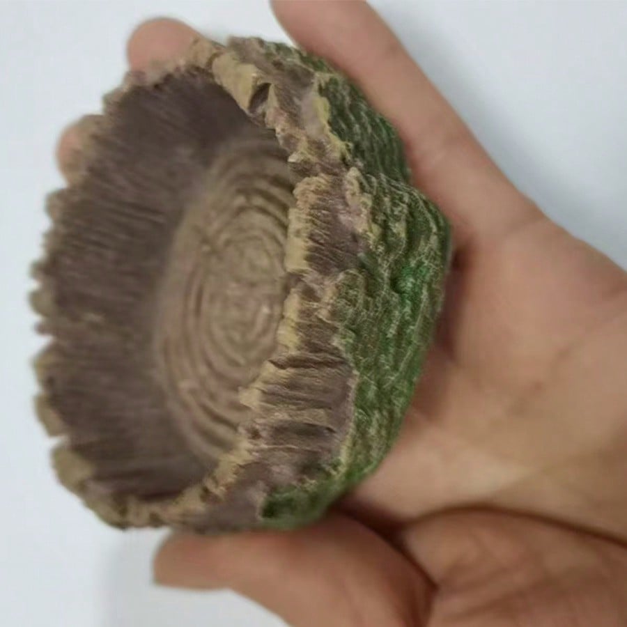 1 pcs Tree Stump  Shaped Repti - огляд і ціна Resin Art Tree