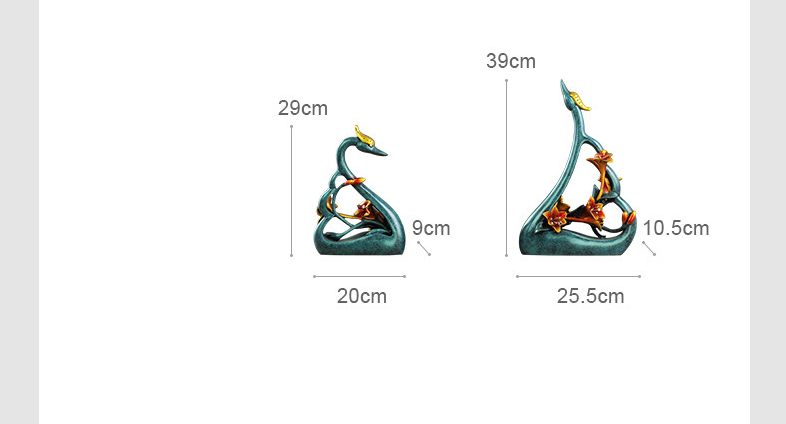 couples swan lovers art decora - огляд і ціна Resin Art Gift For Anniversary