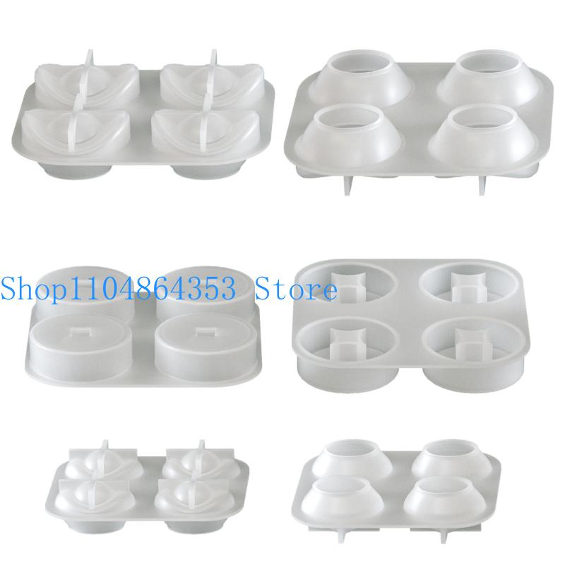 652F 4 Cavity Silicone Making  - огляд і ціна Resin Art Use