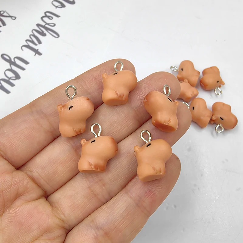 10pcs Cute Small Capybara Char - огляд і ціна Resin Art Love