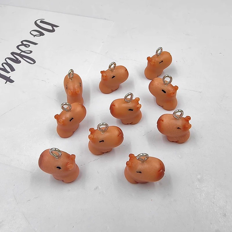 10pcs Cute Small Capybara Char - огляд і ціна Resin Art Love