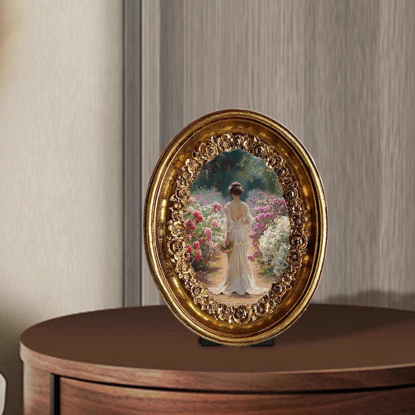 Vintage Oval Photo Frame 5.8x7 - огляд і ціна Resin Art Studio