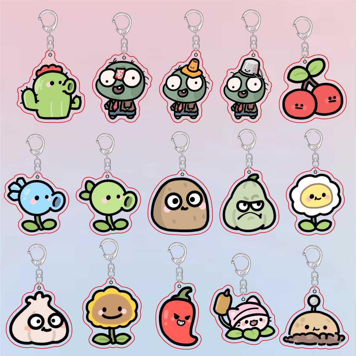 Plants Vs Zombies Acrylic Cute - огляд і ціна Resin Art Store