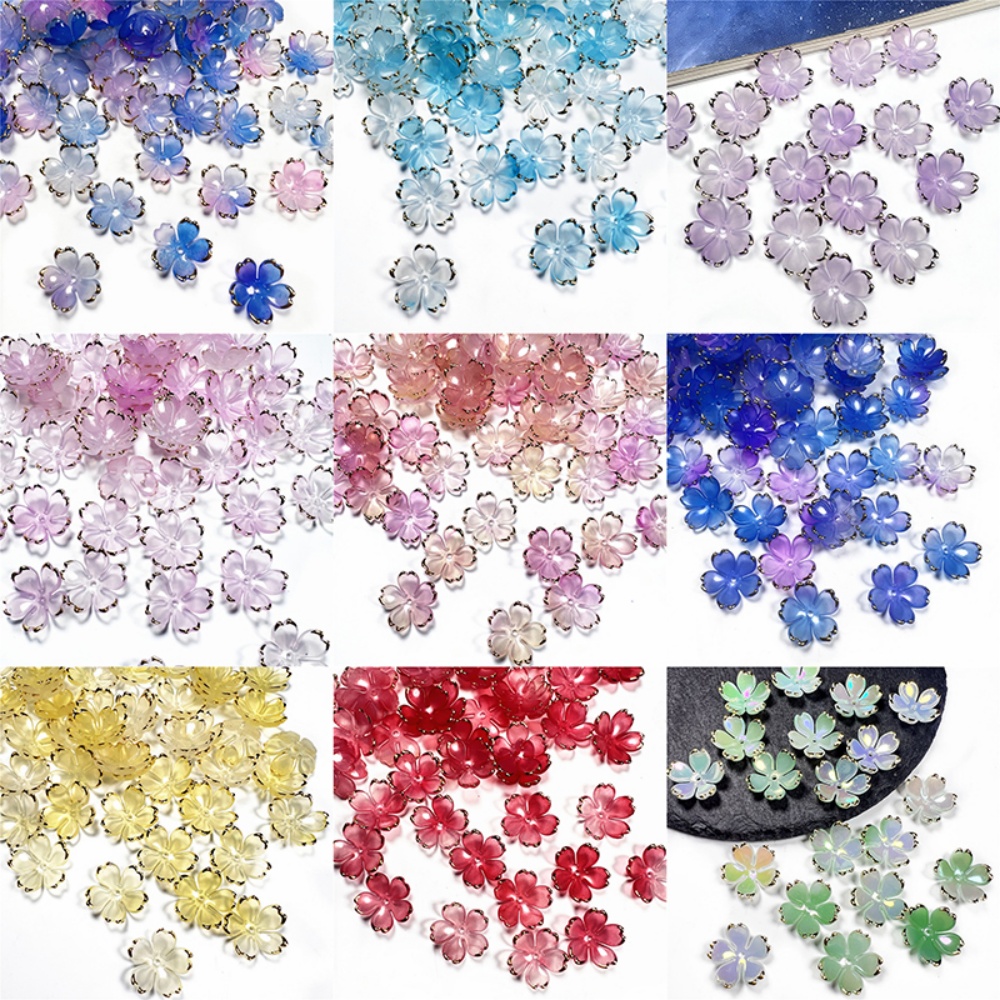 50pcs/lot 19mm Acrylic Cherry  - огляд і ціна Resin Art Love