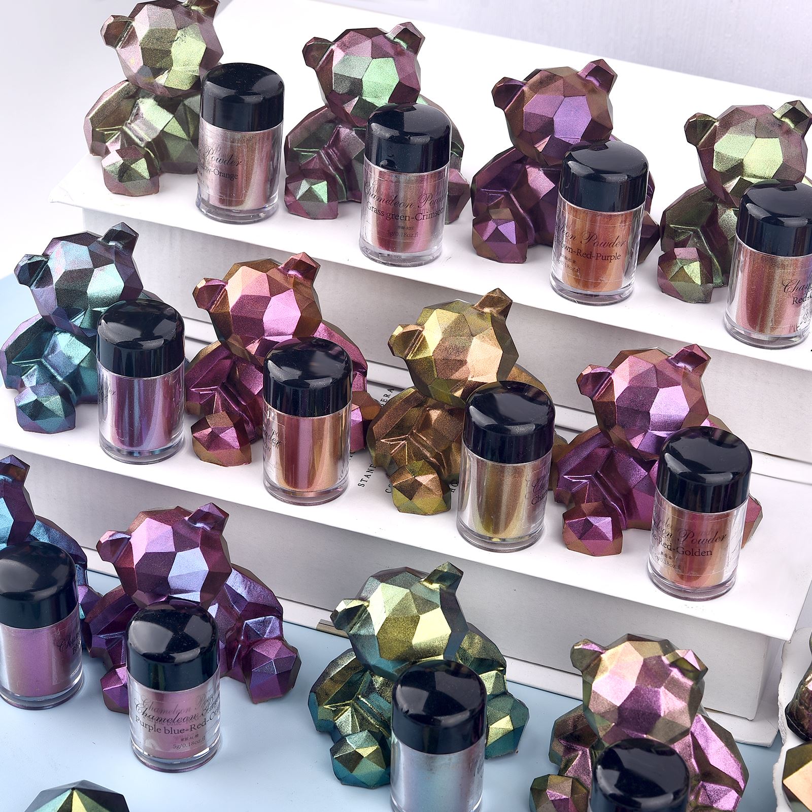Mirror Chameleon Resin Pigment - огляд і ціна Glitter Powder Resin