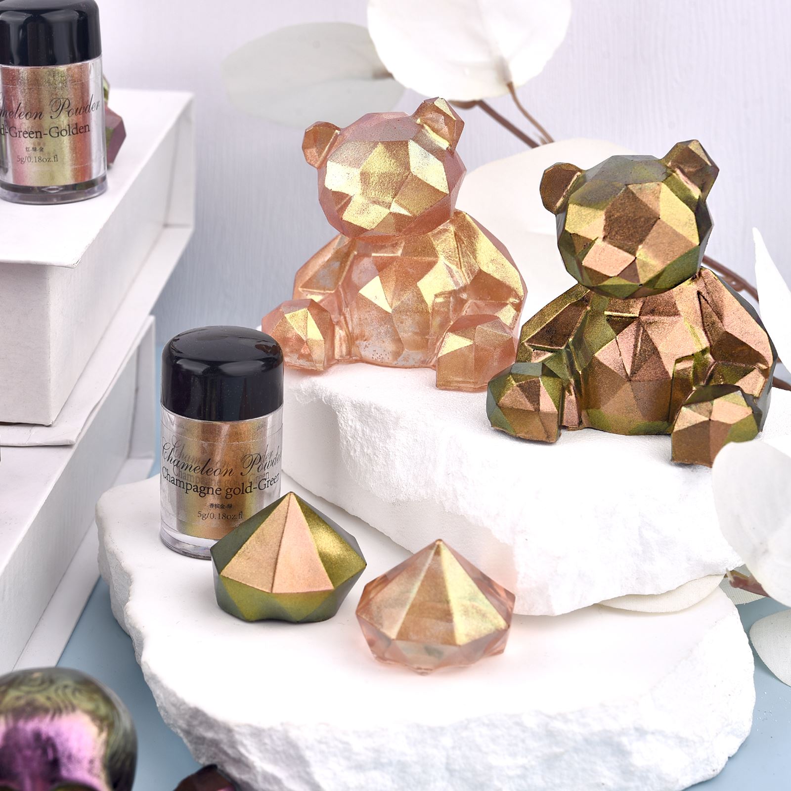 Mirror Chameleon Resin Pigment - огляд і ціна Glitter Powder Resin