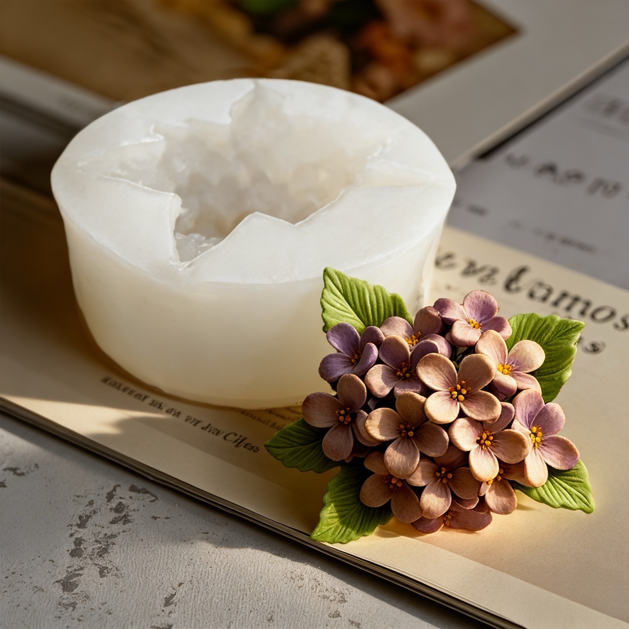 2-Piece 3D Rose and Lilac Sili - огляд і ціна Resin Art For Wedding Gift
