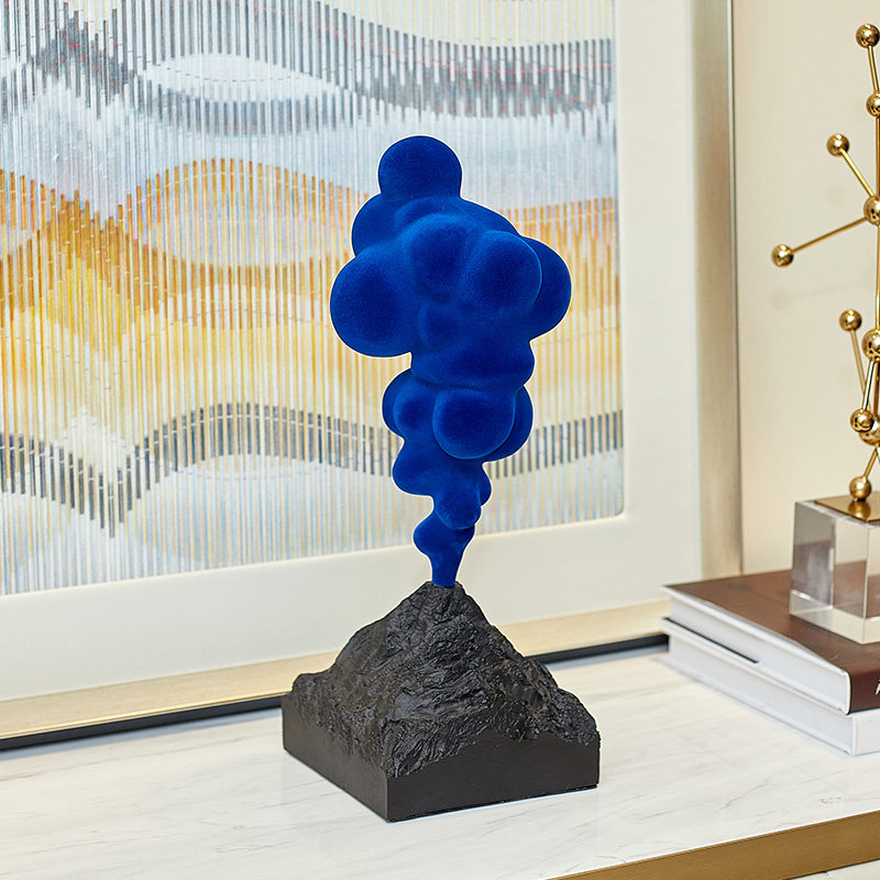 Klein Blue Abstract Volcanic C - огляд і ціна Resin Art Studio