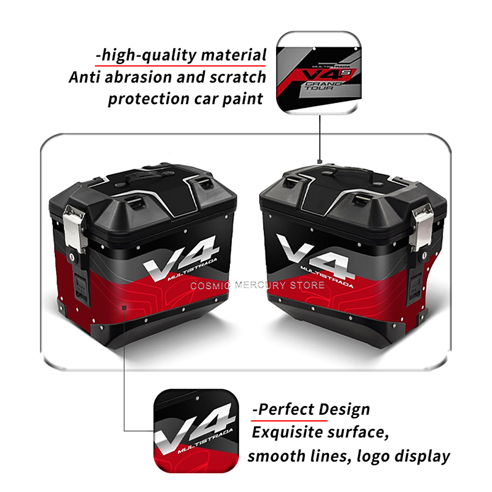 Motorcycle Top Box Reflective  - огляд і ціна Resin Art Sticker